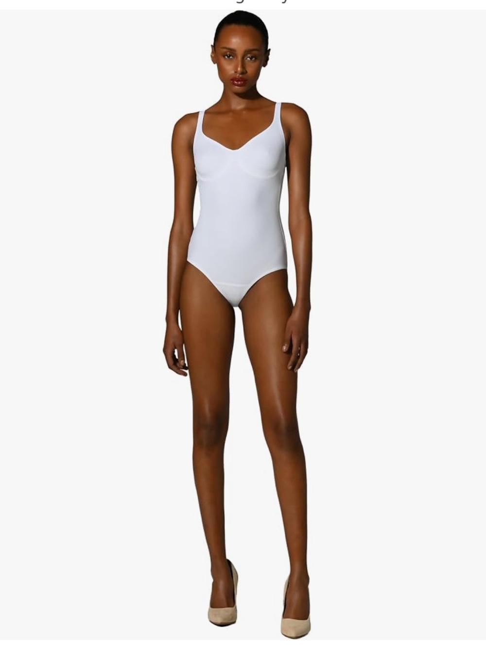 Wolford Mat de Luxe Forming Body For Women white small D cup
